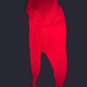 Red pj onesie